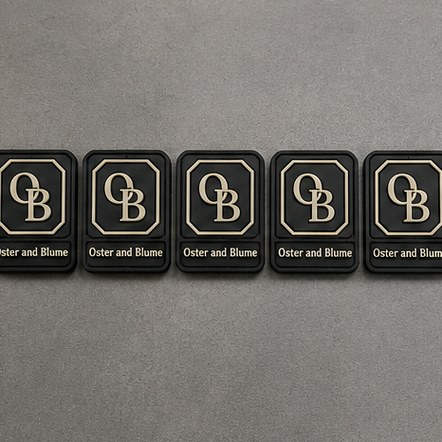 Branded pvc patches with logo