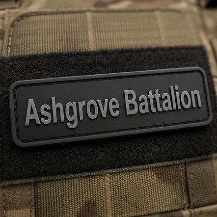 Customized pvc patches for military and veterans units