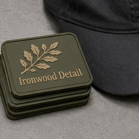 Pvc patches with logo printing